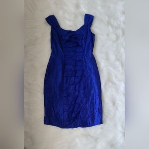 London Times royal blue dress, size 6